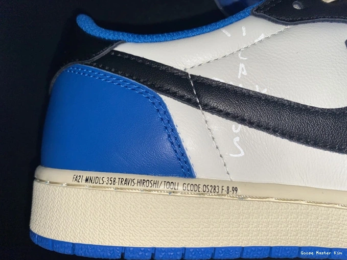 Scott 1 x Travis Fragment Jordan DM7866-140 Low Retro x Air Design 0806